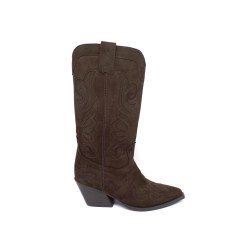Corina-BOTA COWBOY BORDADA